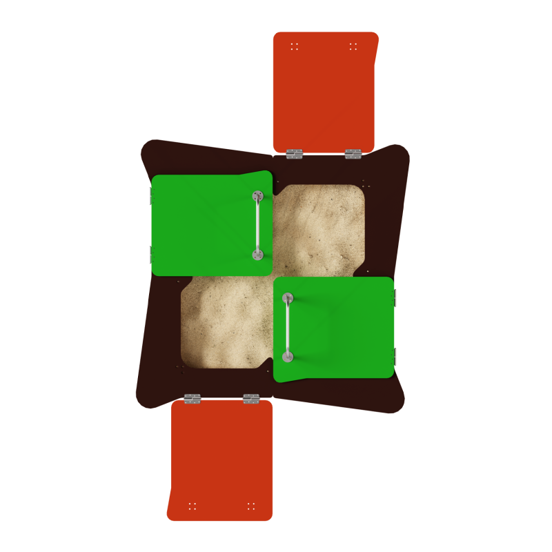 Песочница с крышкой ELMAF 315012 в Волгограде ВИНКО