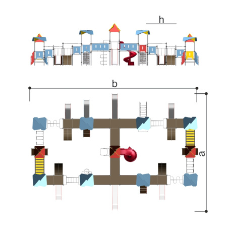Игровой комплекс Романа 101.37.09 в Волгограде ВИНКО