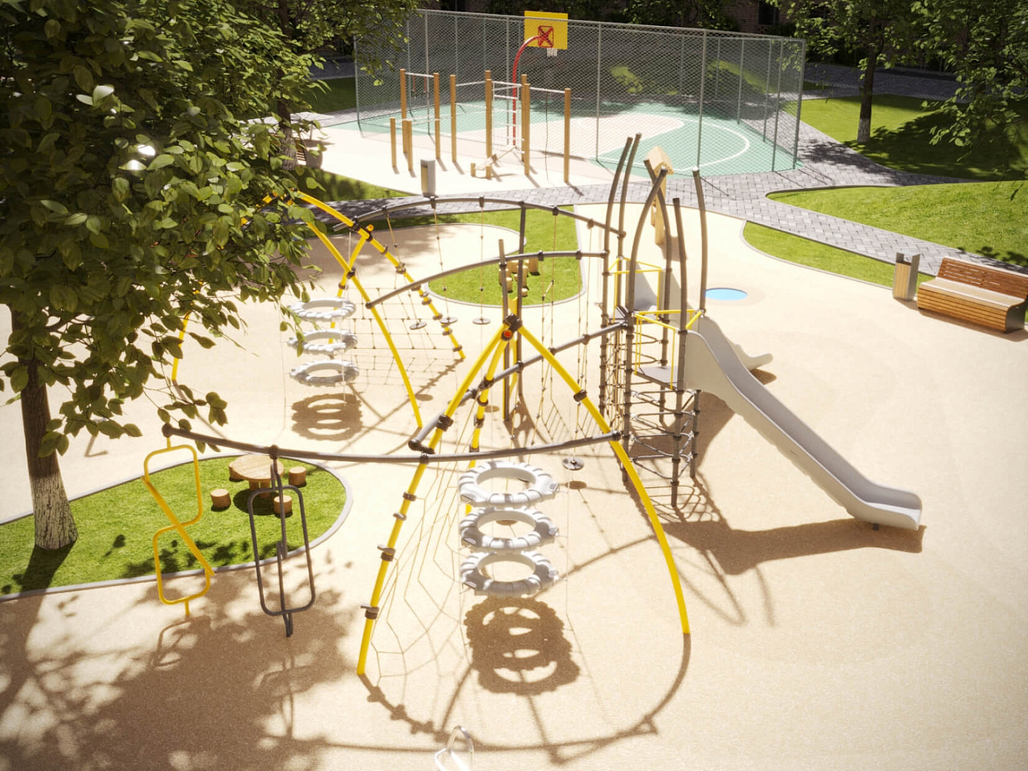 Новая серия детских игровых комплексов «Дуги» от Romana в Волгограде фото от компании ВИНКО. Интернет-магазин➥i-fun.ru