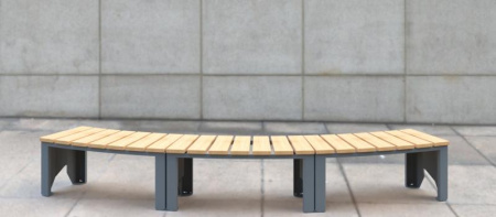 Скамья брус сосны СЗ-239.00.02