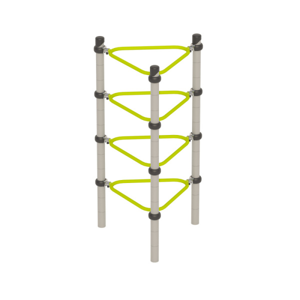 Игровой комплекс Романа 401.24.00 (зеленый/серый) (бетонирование)