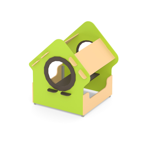 Игровой модуль Романа 115.40.00 (зеленый/бежевый) (бетонирование)