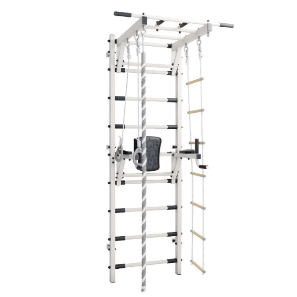 Брусья на домашний спортивный комплекс усиленный+ (белый муар)