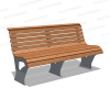 Скамья  Романа 302.29.00-01 в Волгограде ВИНКО