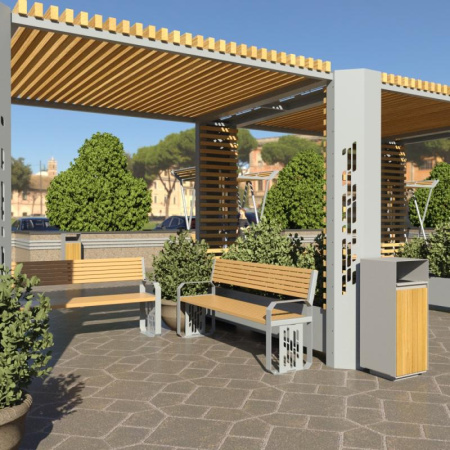 Навес Тип 1 "Акварель"